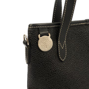 Picture of Mulberry Tote Vintage Tote  in Black, Scotchgrain