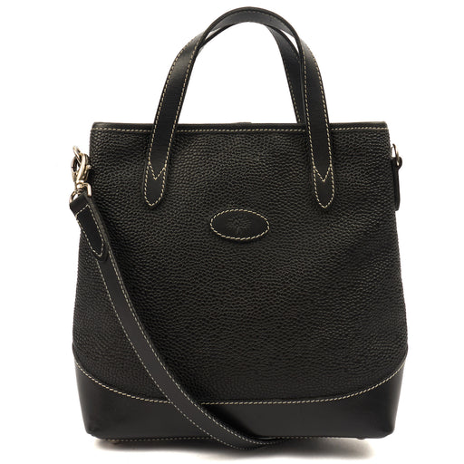 Picture of Mulberry Tote Vintage Tote  in Black, Scotchgrain