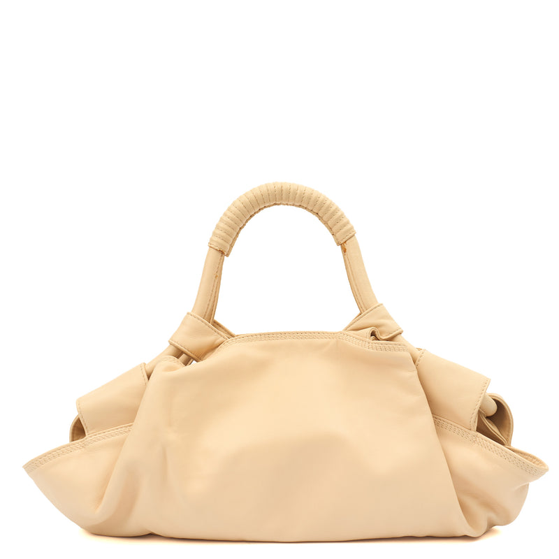Picture of Loewe Top Handle Aire Tote in Cream, Leather