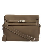 Picture of Hermes Cross Body Kelly Messenger in Etoupe, Togo Leather
