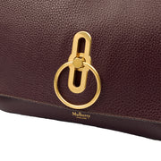 Picture of Mulberry Satchel Amberley in Oxblood, Leather