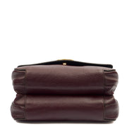 Picture of Mulberry Satchel Amberley in Oxblood, Leather