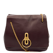 Picture of Mulberry Satchel Amberley in Oxblood, Leather