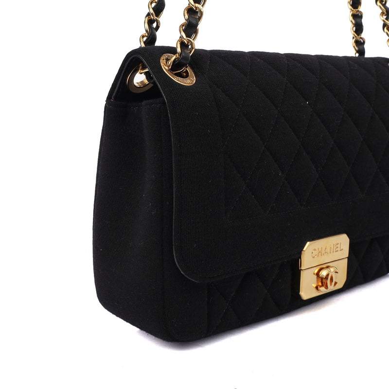 Picture of Chanel Shoulder Bag Flap Bag in Black, Fabric