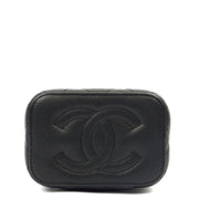 Picture of Chanel Cross Body Vanity Case - Mini in Black, Caviar Leather