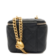 Picture of Chanel Cross Body Vanity Case - Mini in Black, Caviar Leather