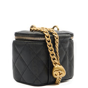 Picture of Chanel Cross Body Vanity Case - Mini in Black, Caviar Leather