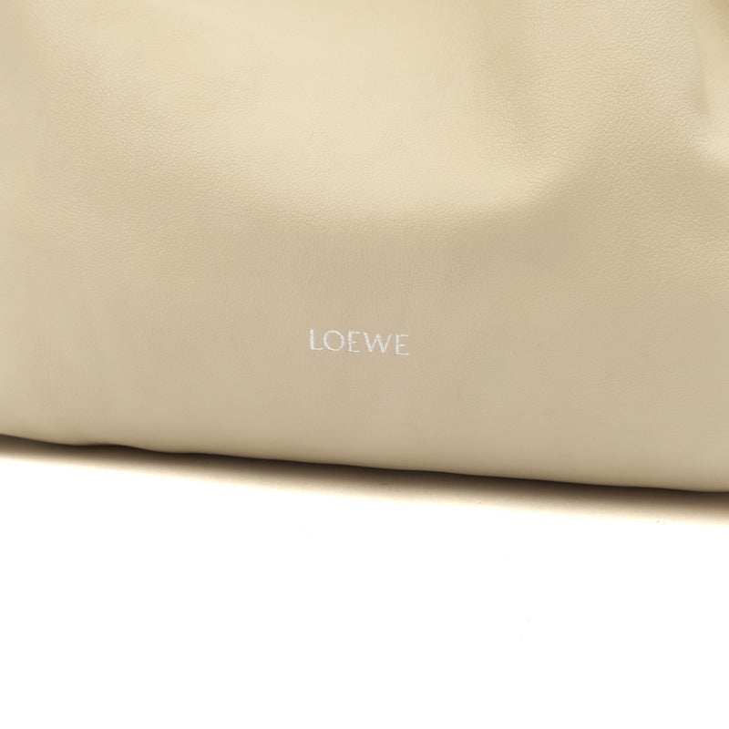 Picture of Loewe Cross Body Flamenco - Nano in Neutral, Leather