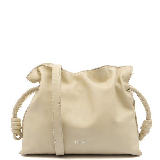 Picture of Loewe Cross Body Flamenco - Nano in Neutral, Leather
