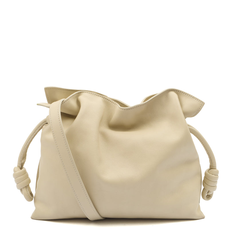 Picture of Loewe Cross Body Flamenco - Nano in Neutral, Leather
