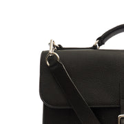 Picture of Mulberry Satchel Chiltern Satchel in Black, Leather