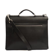 Picture of Mulberry Satchel Chiltern Satchel in Black, Leather