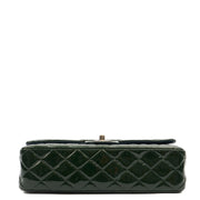 Picture of Chanel Shoulder Bag Classic Double Flap - Medium in Green, Patent Leather