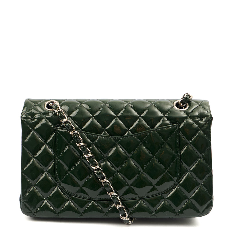 Picture of Chanel Shoulder Bag Classic Double Flap - Medium in Green, Patent Leather