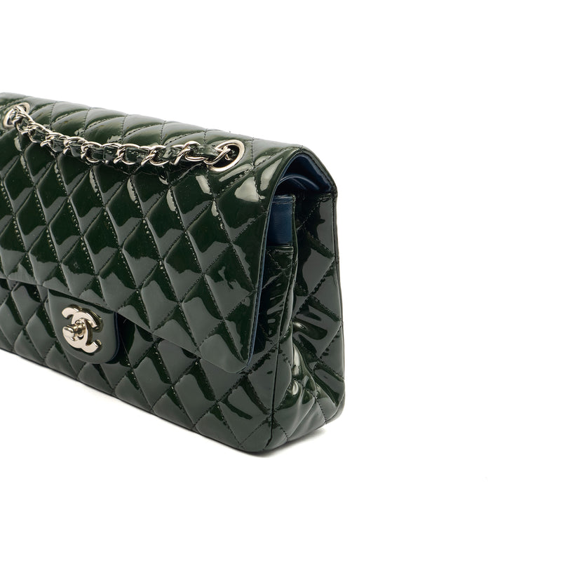 Picture of Chanel Shoulder Bag Classic Double Flap - Medium in Green, Patent Leather