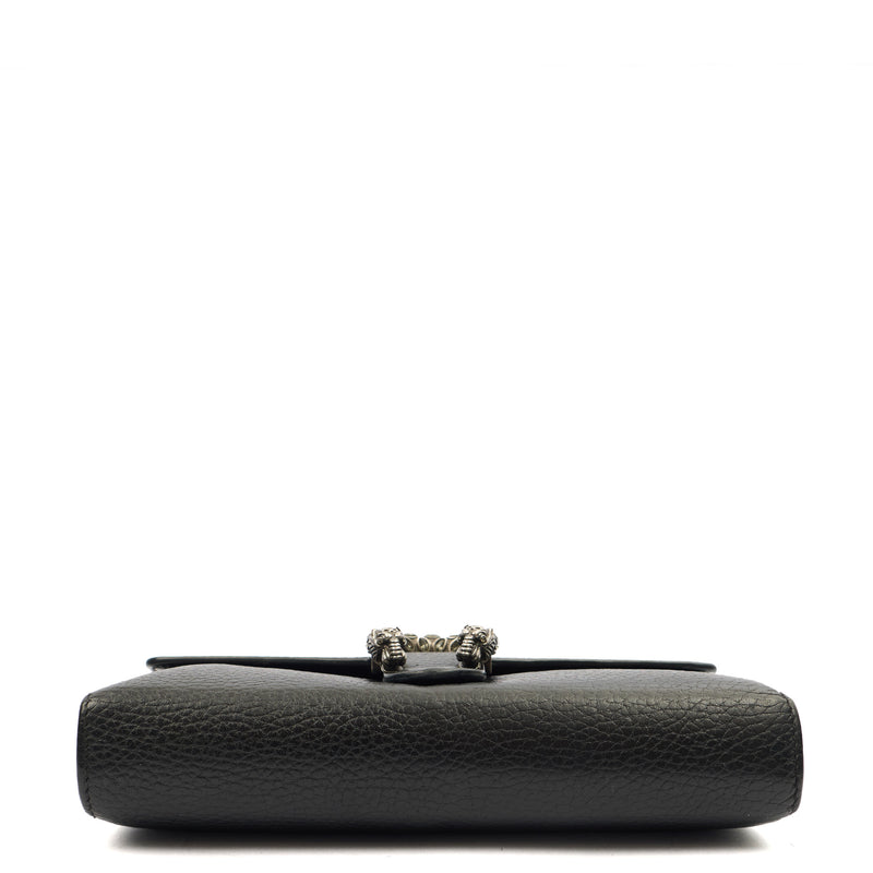Picture of Gucci Clutch Dionysus Chain Wallet in Black, Leather