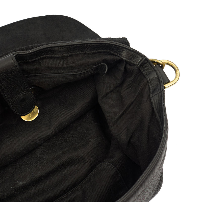 Picture of Mulberry Cross Body Effie Satchel in Black, Calfskin Leather
