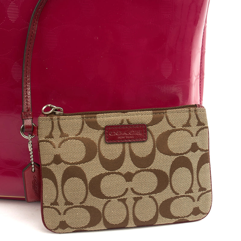 Picture of Coach Tote Market Tote in Pink, Leather