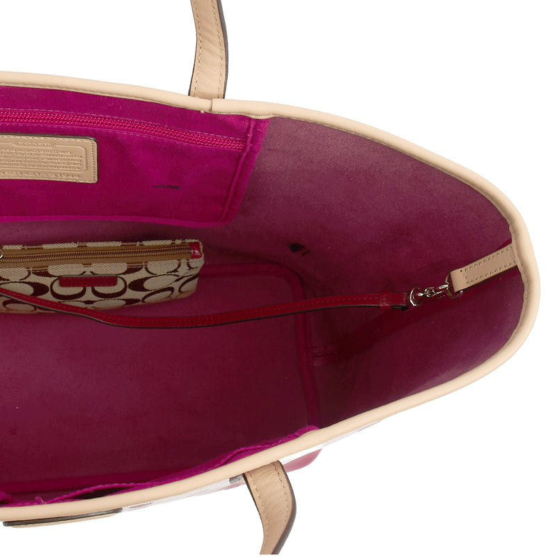 Picture of Coach Tote Market Tote in Pink, Leather