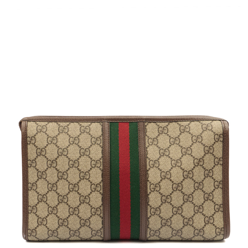 Picture of Gucci Clutch Ophidia GG Supreme Pouch in GG Supreme, GG Supreme Canvas