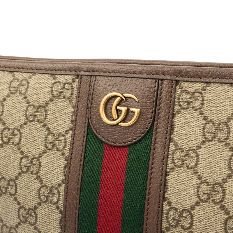Picture of Gucci Clutch Ophidia GG Supreme Pouch in GG Supreme, GG Supreme Canvas