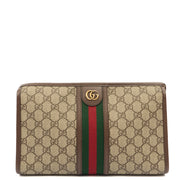Picture of Gucci Clutch Ophidia GG Supreme Pouch in GG Supreme, GG Supreme Canvas