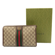 Picture of Gucci Clutch Ophidia GG Supreme Pouch in GG Supreme, GG Supreme Canvas