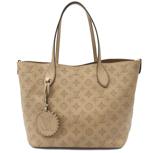Picture of Louis Vuitton Tote Blossom MM Tote in Grey, Mahina Calfskin