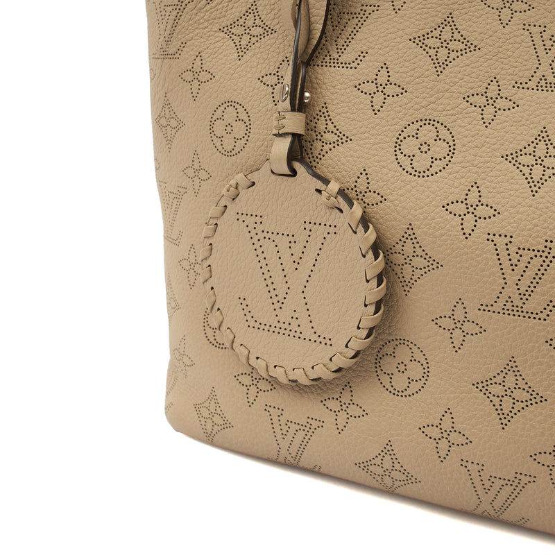 Picture of Louis Vuitton Tote Blossom MM Tote in Grey, Mahina Calfskin