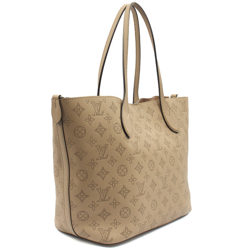 Picture of Louis Vuitton Tote Blossom MM Tote in Grey, Mahina Calfskin