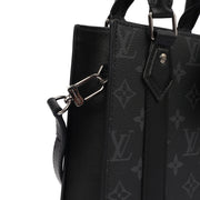 Picture of Louis Vuitton Tote Sac Plat in Monogram Eclipse, Canvas