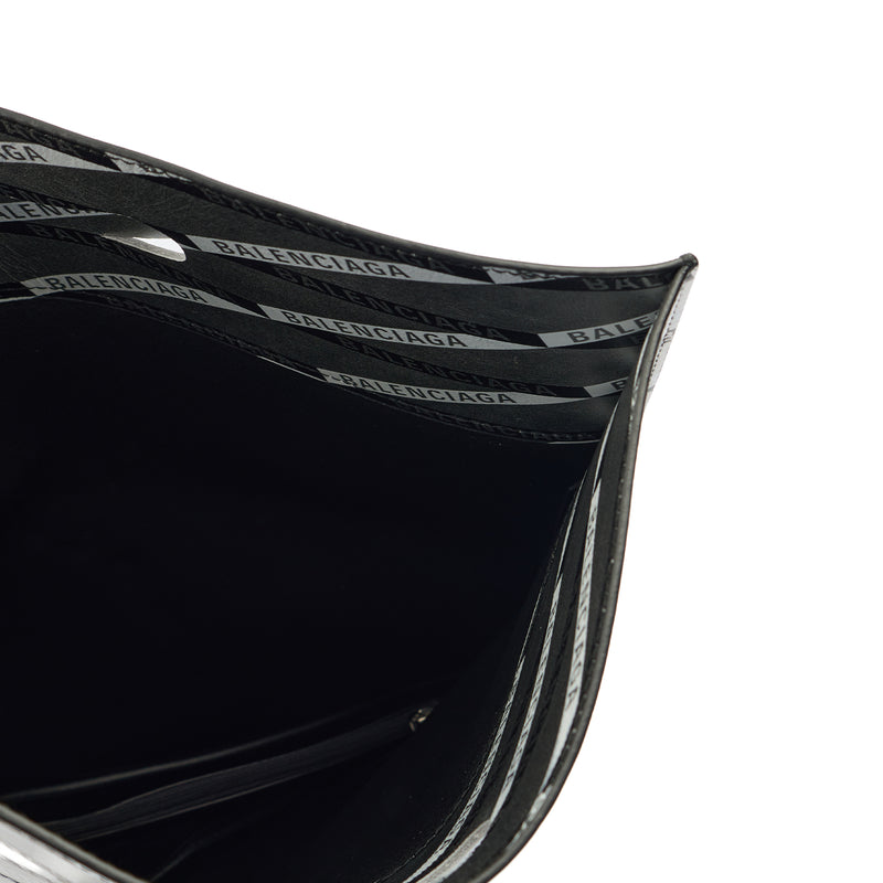 Picture of Balenciaga Clutch Supermarket Shopper in Metallic, Leather