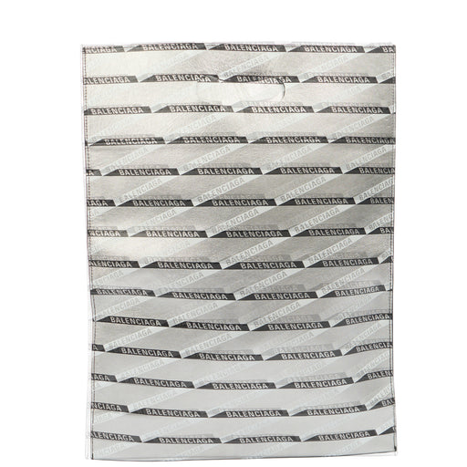 Picture of Balenciaga Clutch Supermarket Shopper in Metallic, Leather