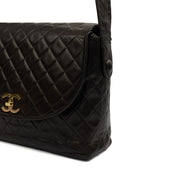 Picture of Chanel Cross Body Vintage Flap Bag  in Black, Lambskin Leather