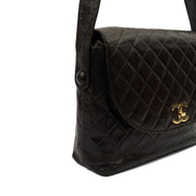 Picture of Chanel Cross Body Vintage Flap Bag  in Black, Lambskin Leather