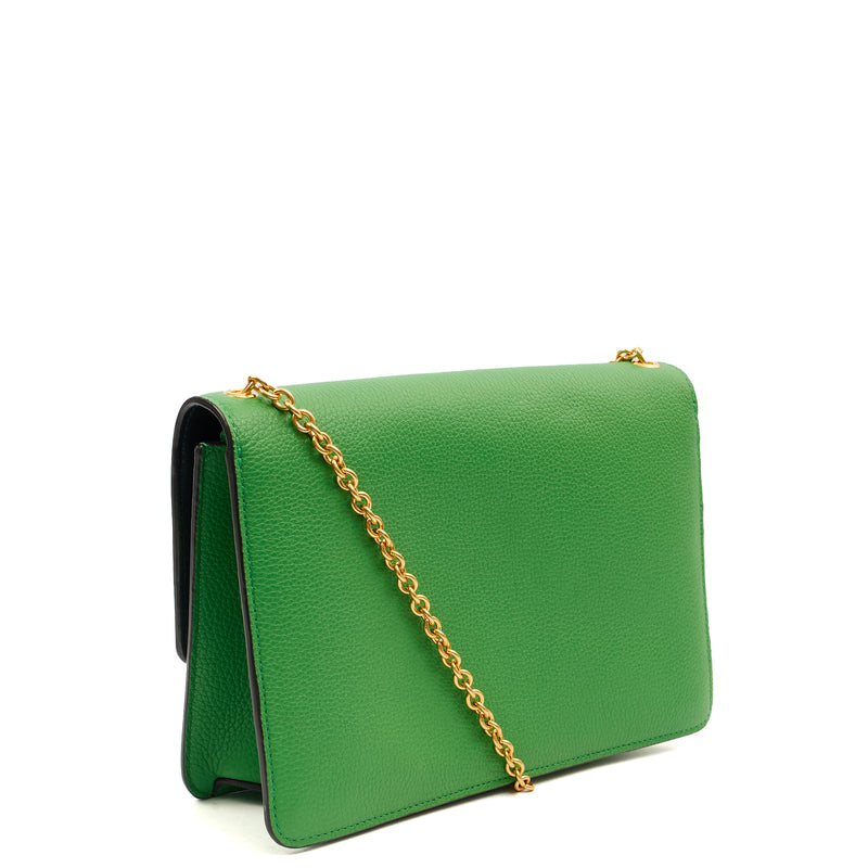 Picture of Mulberry Shoulder Bag Darley Shoulder Bag  in Green, Leather