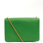 Picture of Mulberry Shoulder Bag Darley Shoulder Bag  in Green, Leather