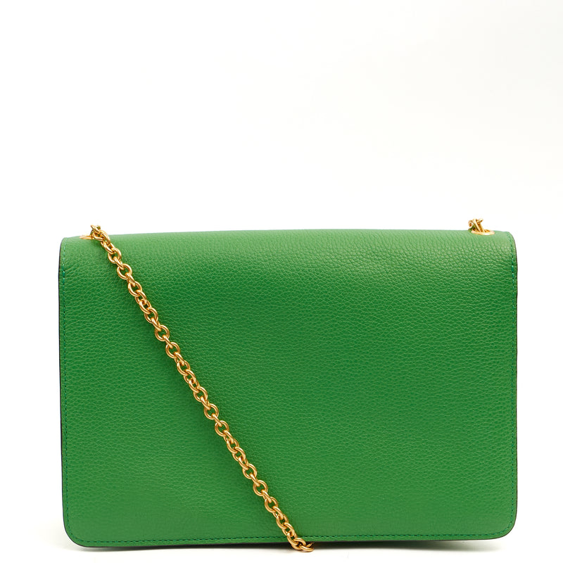 Picture of Mulberry Shoulder Bag Darley Shoulder Bag  in Green, Leather