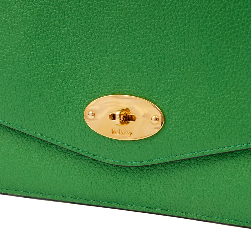 Picture of Mulberry Shoulder Bag Darley Shoulder Bag  in Green, Leather