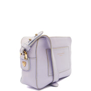 Picture of Aspinal of London Cross Body Camera Crossbody in Purple, Leather