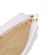 Picture of Aspinal of London Cross Body Camera Crossbody in Purple, Leather