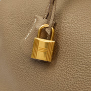 Picture of Hermes Tote Birkin 35 in Etoupe, Togo Leather