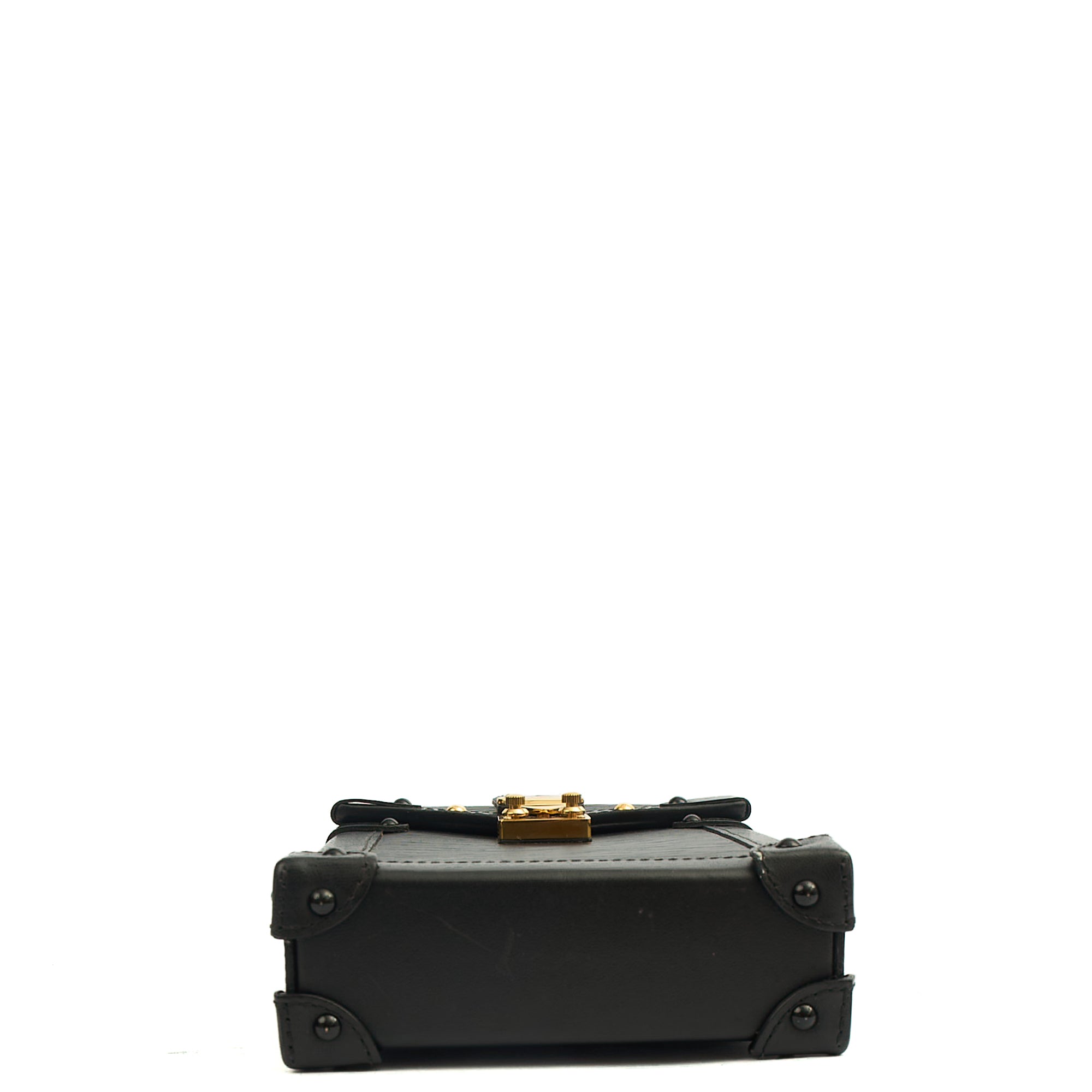 Louis Vuitton Cross Body Pochette Trunk Verticale in Black, Epi