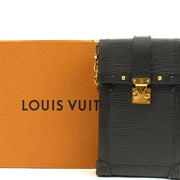 Picture of Louis Vuitton Cross Body Pochette Trunk Verticale  in Black, Epi Leather