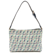 Picture of Fendi Shoulder Bag Zucca Tote in Green, Leather