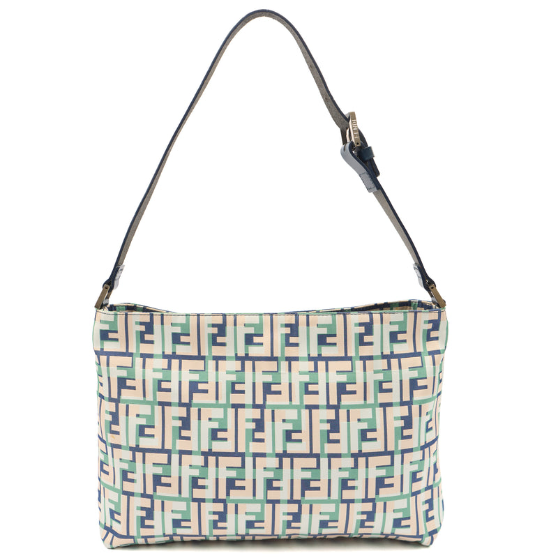 Picture of Fendi Shoulder Bag Zucca Tote in Green, Leather