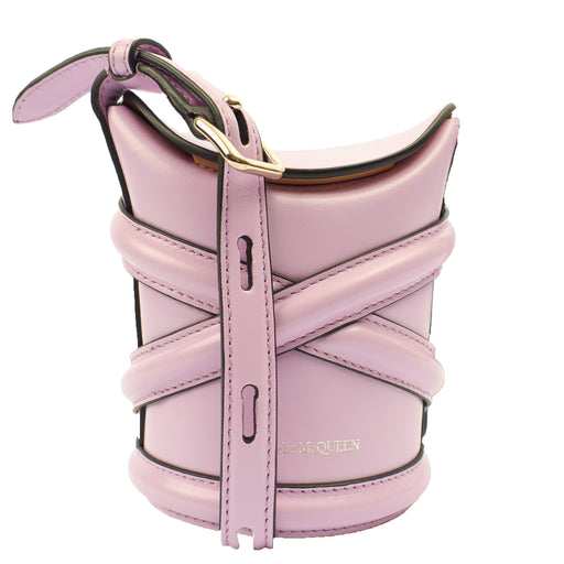 Picture of Alexander McQueen Cross Body The Curve - Small in Purple, Leather