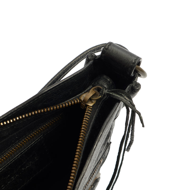 Picture of Balenciaga Shoulder Bag Motocross Crossbody in Black, Leather