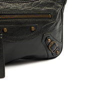 Picture of Balenciaga Shoulder Bag Motocross Crossbody in Black, Leather