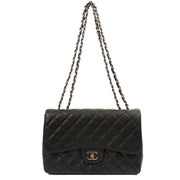 Picture of Chanel Shoulder Bag Classic Single Flap - Large in Black, Caviar Leather